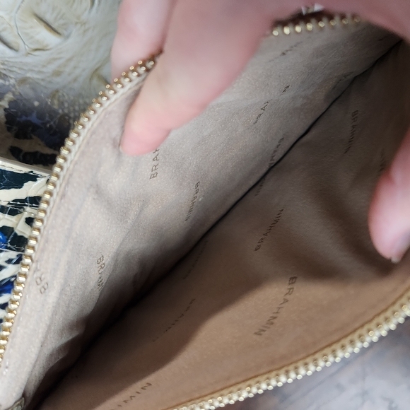 Brahmin Jaguar Ombre Melbourne Handbag and Wallet - Picture 11 of 14